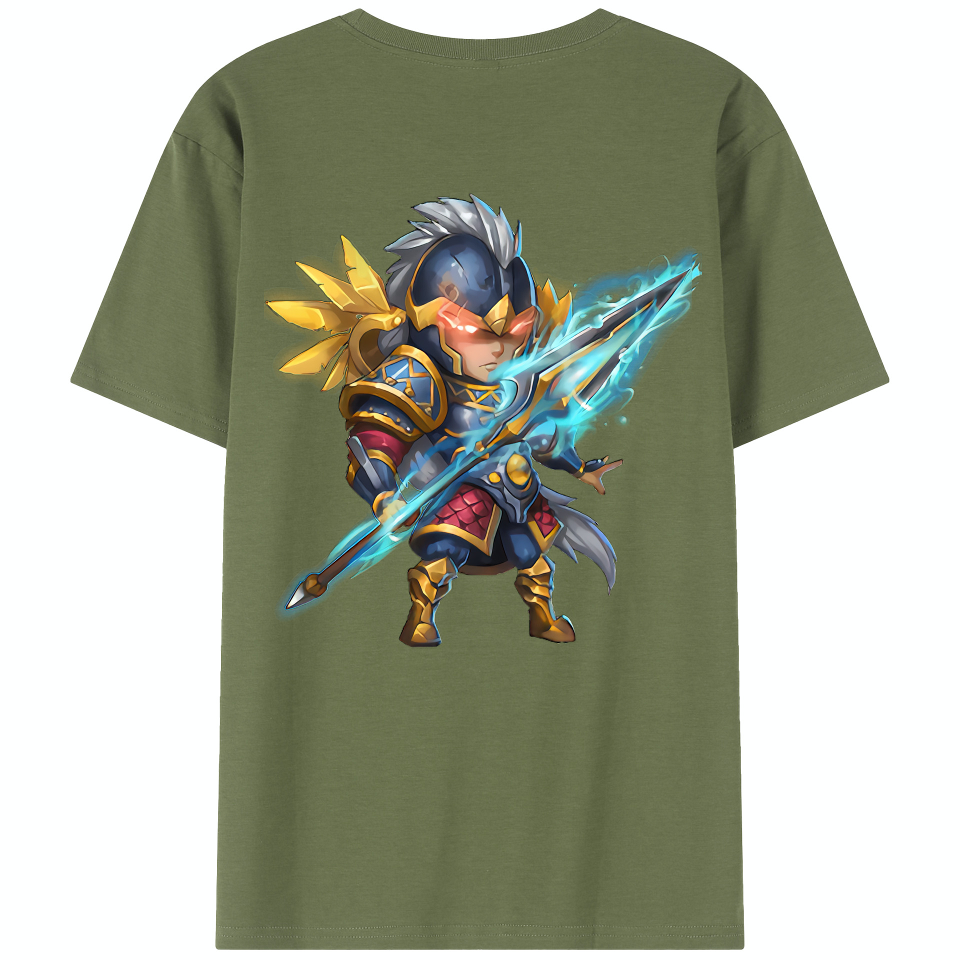 リーグ・オブ・レジェンド League of Legends LOL 綿100％半袖Tシャツ（背面プリント）